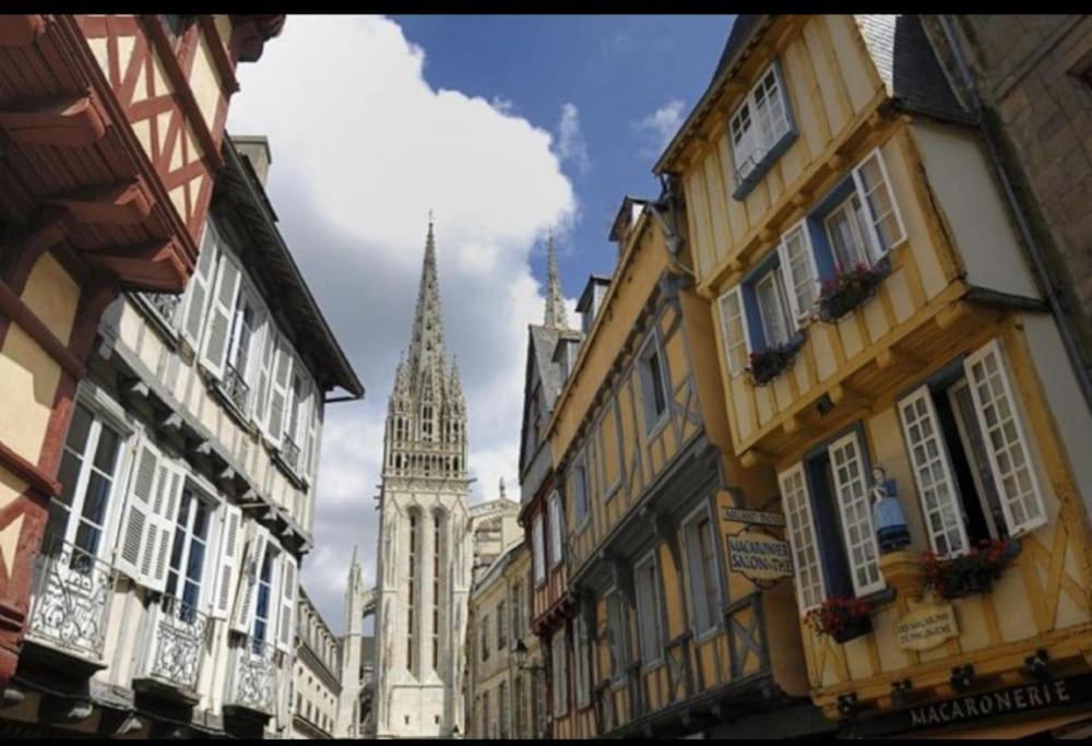 Maison Hyper Centre Ville - 4 Pers - 2 Places De Parking Gratuites Quimper Exterior foto